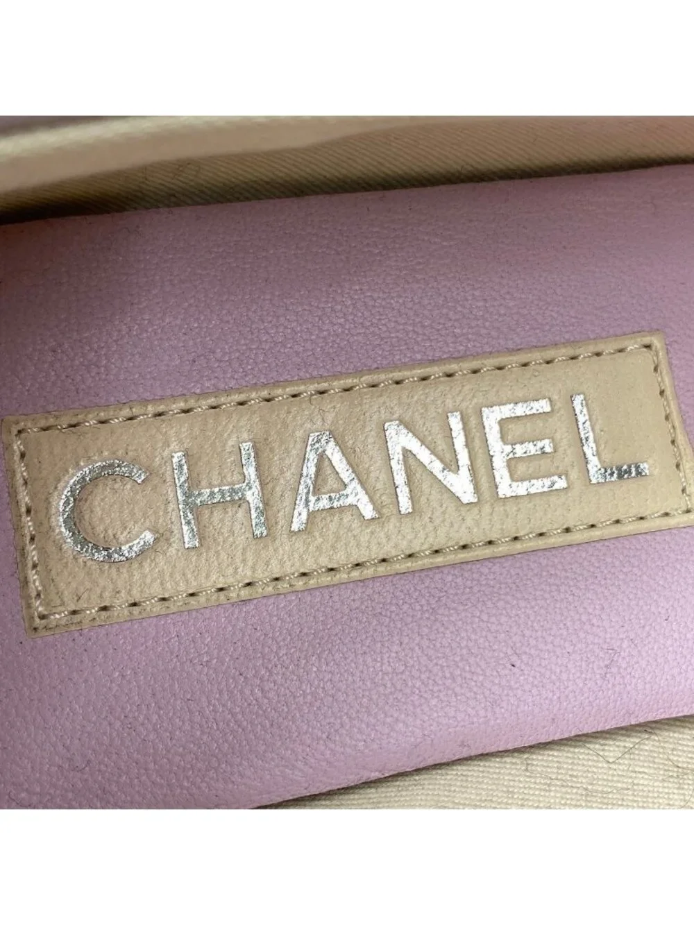 Chanel CC Logo Loafers 36 Sizes Purple Pink Patent Leather